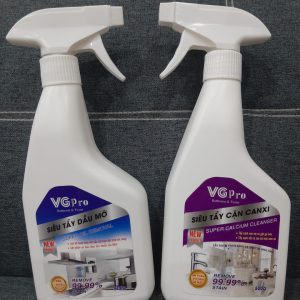 Siêu Tẩy Cặn Canxi Nhà Tắm Vách Kính Vòi Nước Inox Dạng Dung Dịch Của Chất Tẩy Rửa VGpro