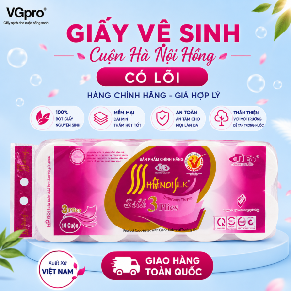 Giấy vệ sinh cuộn nhỏ Hà Nội Hãng chính hãng – Giá hợp lý