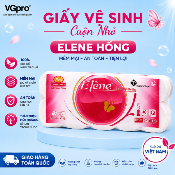 Nguyên liệu: 100% bột gỗ nguyên sinh – Sản phẩm 4K: + Không chất tẩy trắng + Không chất bảo quản + Không hương liệu: giấy có mùi thơm thanh nhẹ của gỗ từ nhiên + Không ô nhiễm môi trường: giấy được làm từ 100% bột gỗ nguyên chất dễ dàng phân huỷ, không ô nhiễm môi trường