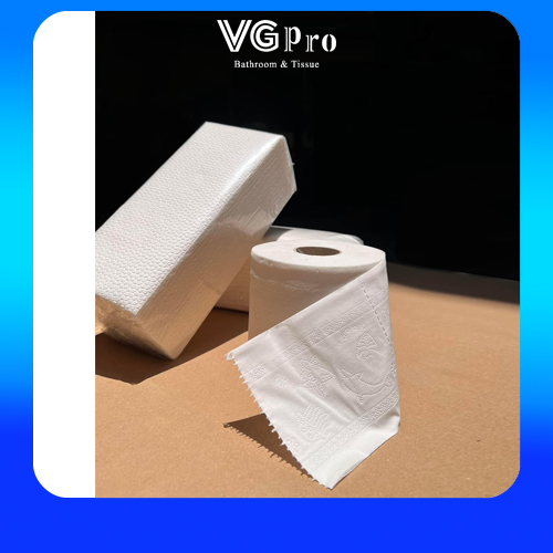 giấy lau tay gấp 2 cao cấp dai mịn VGpro
